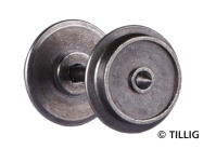 TILLIG 76903 - H0 Radsatz für 3-Leiter-Wechselstrom Durchmesser des Scheibenradsatzes 11mm